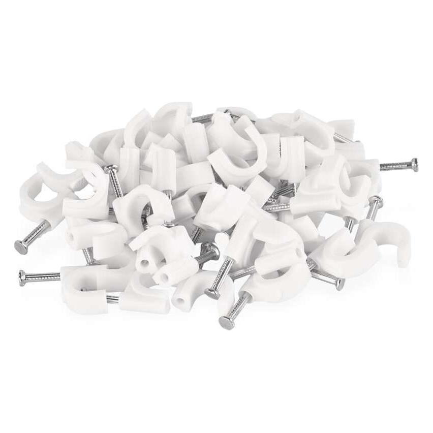 Emos Kabelschelle 10 mm, weiss, 50 Stk (70415922)