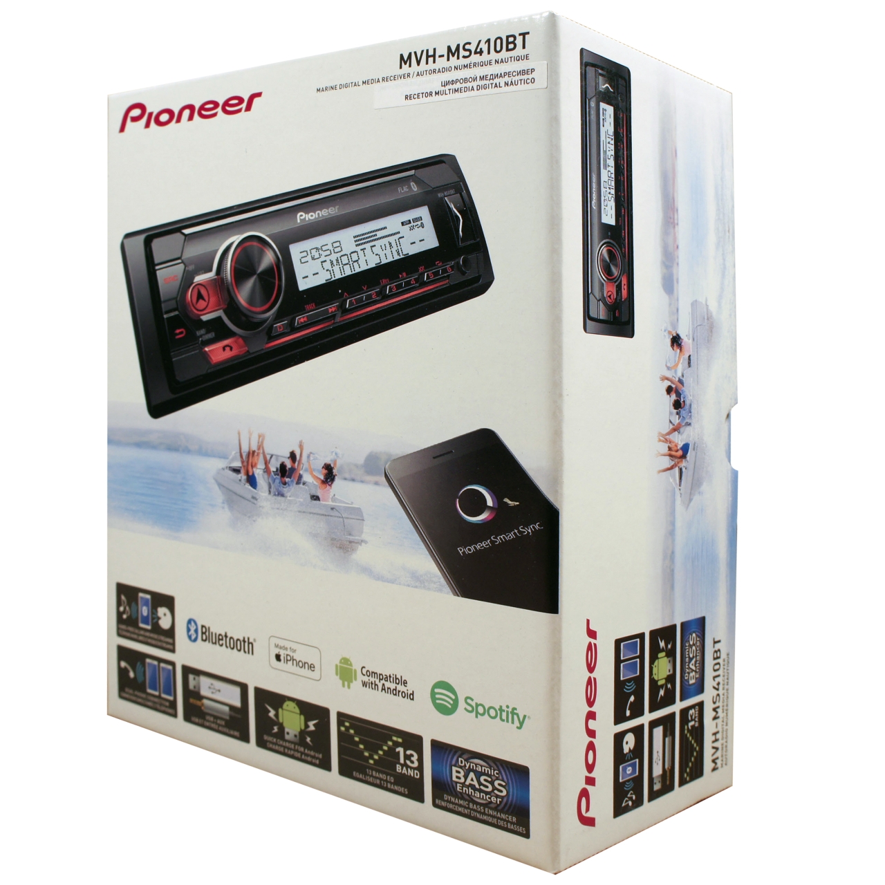 Pioneer MVH-MS410BT Marine Radio