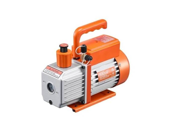 5 CFM Einstufige Vakuumpumpe mit Ölflasche for R134a R22 R410a-Systeme, Klimaanlagenwartung, Harzentgasung Für Heimwerker