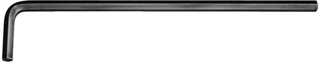 HOLEX Clé mâle coudée 6 pans, longue phosphaté 6 mm (626125 6)