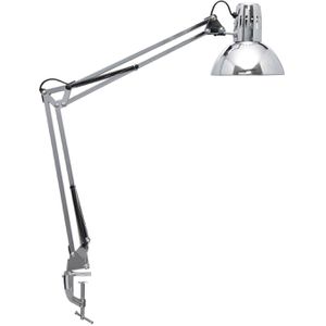 Maul Maul Schreibtischlampe  study, mit E27-Fassung, mit Tischklemme, silber