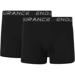 2er Pack ENDURANCE Brighton Bamboo Boxershorts Herren 1001 - black M