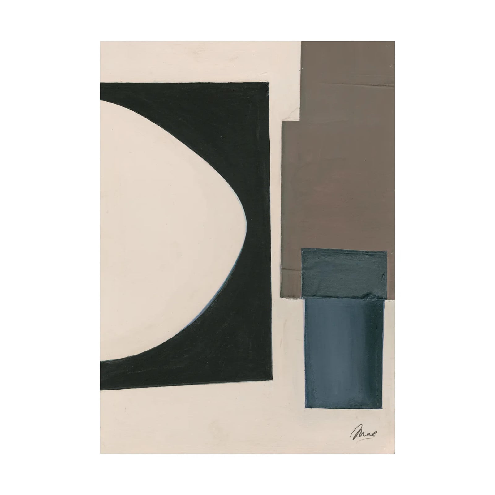 Paper Collective Lunar Light grafische poster 50 x 70 cm