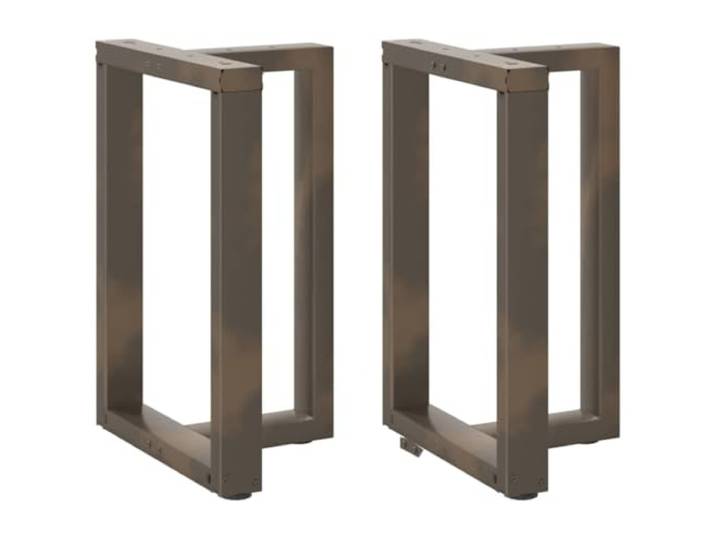hliofuir 2er Set Esstischbeine T-Form 50x35x73 cm Tischkufen Metall Robuste T-Form Tischkufen aus beschichtetem Stahl mit Nivellierfüßen für Esstische im Esszimmer oder Arbeitszimmer.