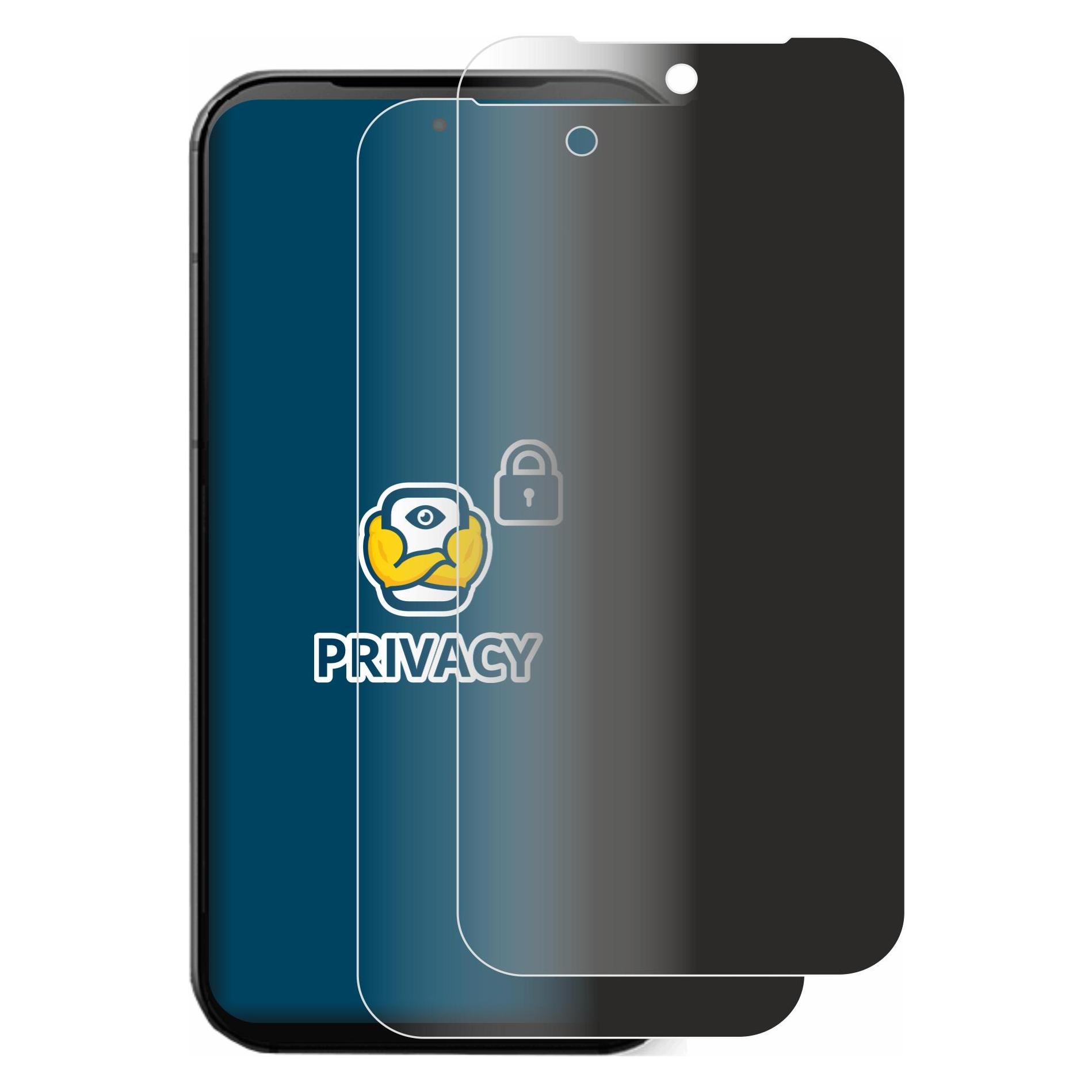 Brotect Sichtschutzfolie Anti-Spy Privacy Folie Blaulicht-Schutz (Fairphone 5) (4350609)