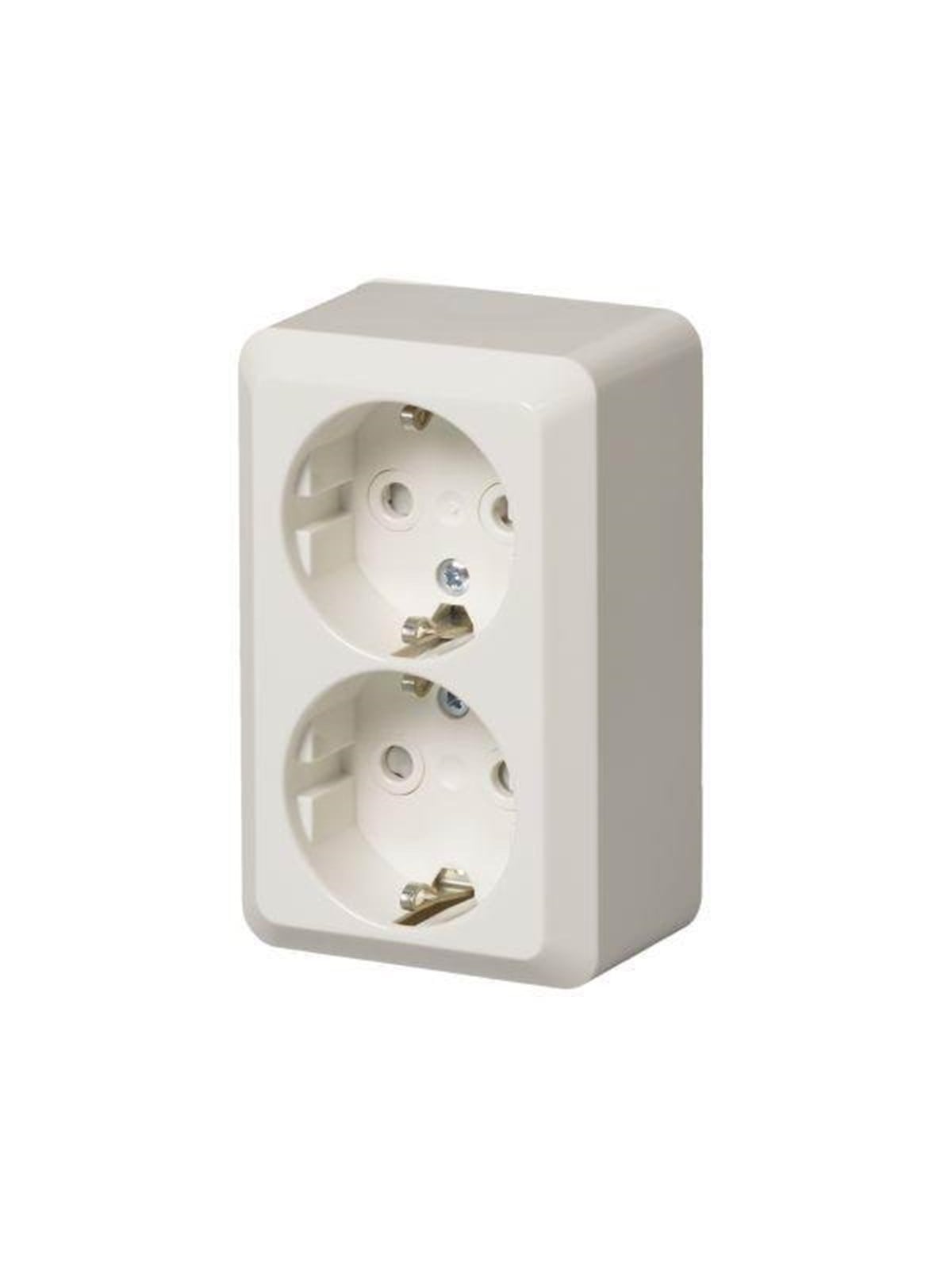 ABB Socket outlet schuko 2-g screwless term