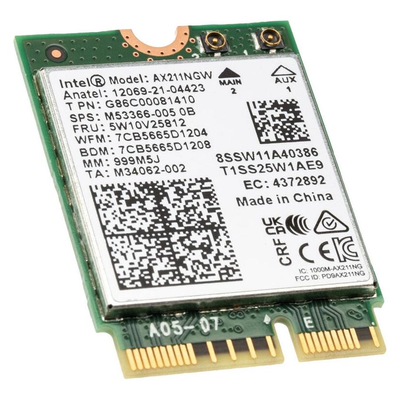 Intel AX211.NGWG.NV (M.2 E Key) (Intel AX211.NGWG.NV)