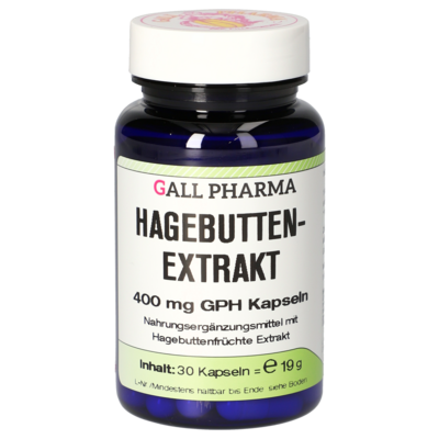Hecht-Pharma GmbH HAGEBUTTEN EXTRAKT 400 mg GPH Kapseln 20 g 00897384