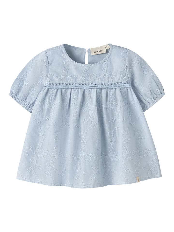 Lil Atelier Bluse "Jiva" in Hellblau - 92