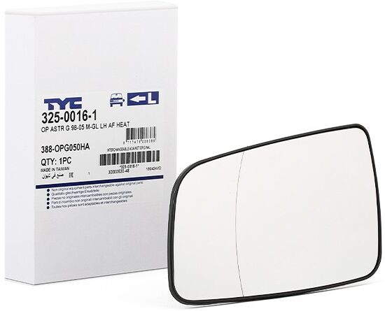 TYC 325-0016-1 Wing mirror glass