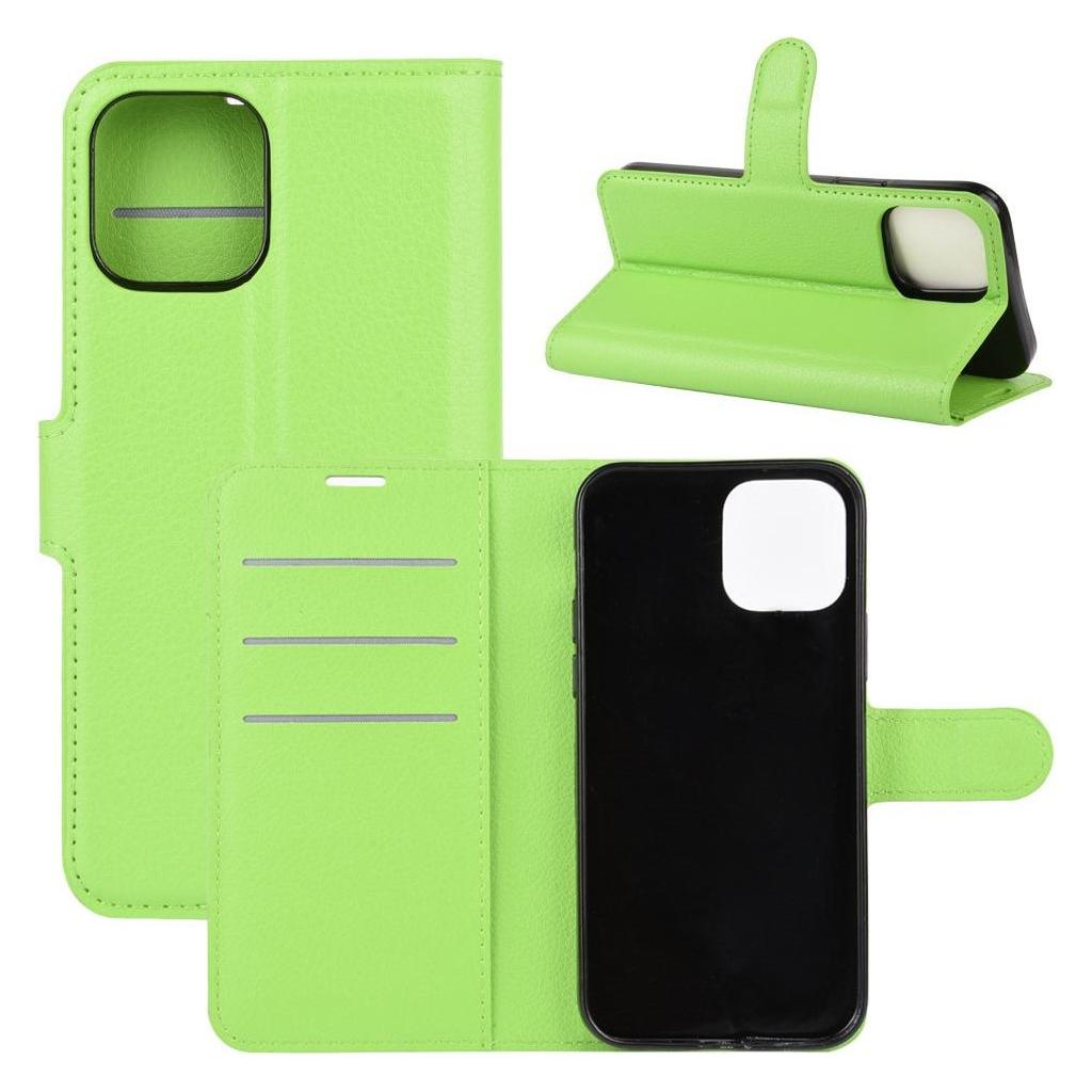 Cover-Discount iPhone 12 mini - Leder Etui Hülle grün (Apple iPhone 12 mini) (101121656F)