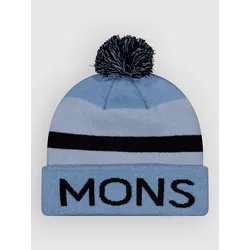Mons Royale Mccloud Merino Pom Pom Beanie ice blue / moonstone / black Gr. Uni