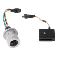 Nauticam Blitzbuchse N5 auf M14 mit universellem Hotshoe - M14 Nikonos 5-pin Bulkhead with Universal Hotshoe Connection