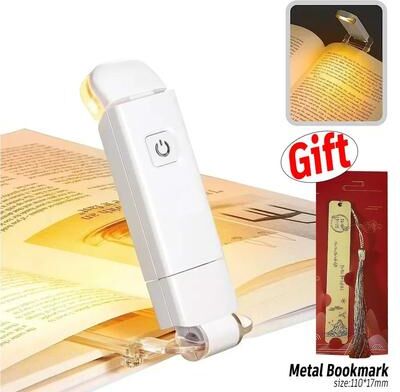 Uplift Picks Rechargeable Foldable Book Lamp With Magnetic Design And Three Light Colors book Mark With Gift