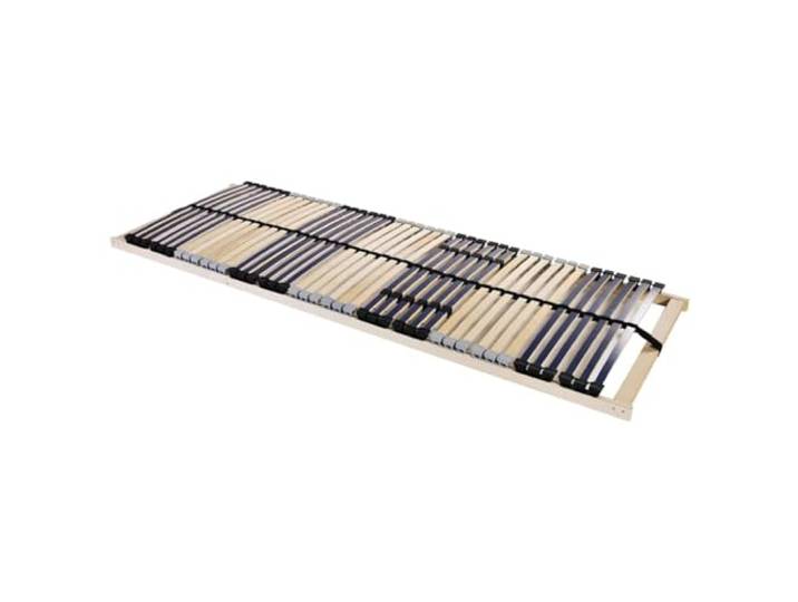 Massivholz Buche Robust Stabil Modernes Design 140 x 190 cm Braun Bett-Lattenrost Braun 140x190 cm Massivholz Buche Stabiler Lattenrahmen Fester Schlafuntergrund Modernes Design