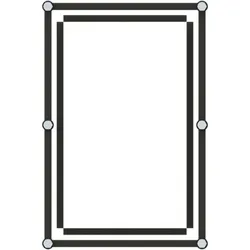 ABB PS833608 Verbindungsset 500x320 Vertikale oder horizontale Kombination