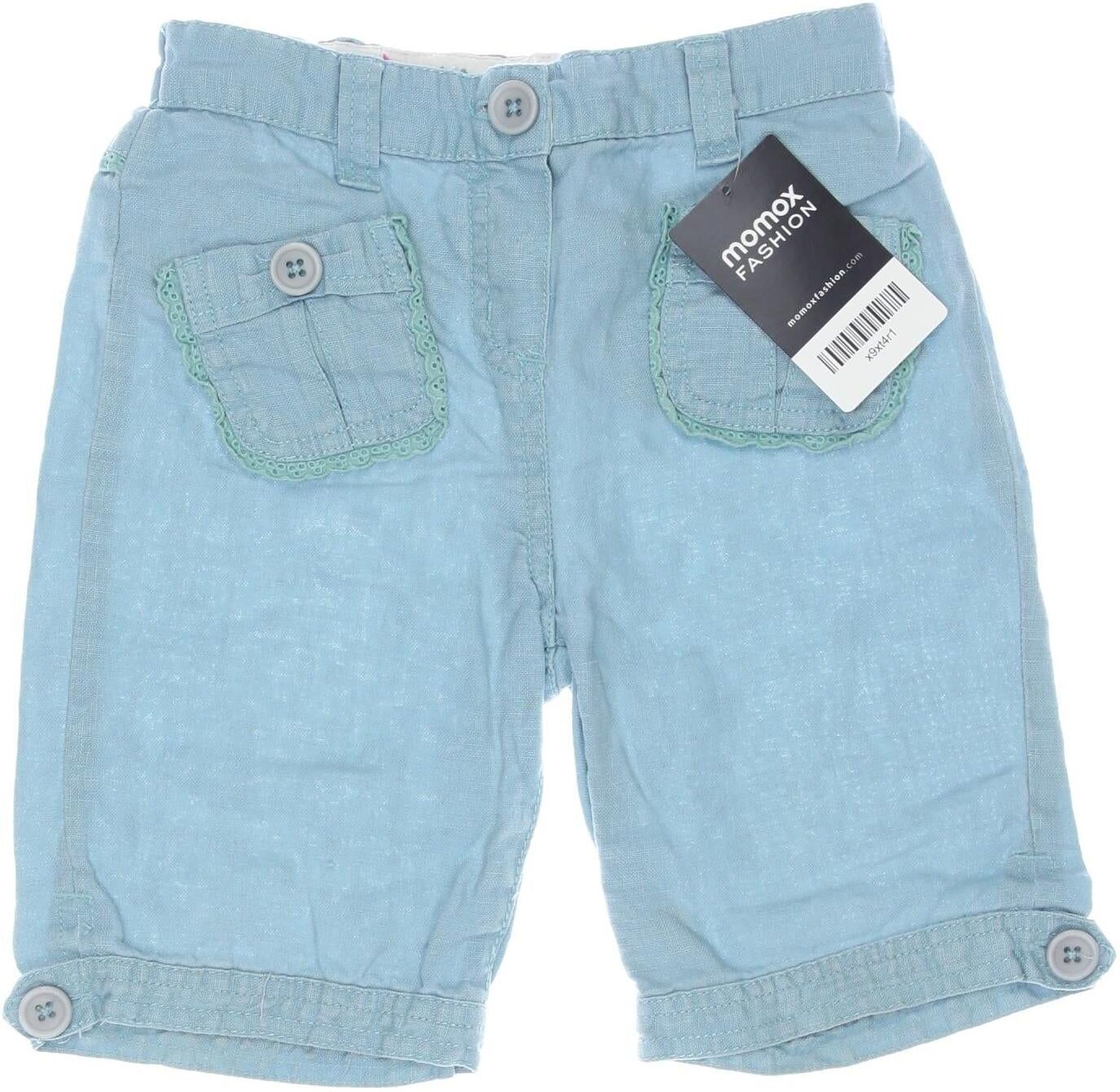 Monsoon Mädchen Shorts, Türkis, Gr. EU 86, Leinen - Second Hand