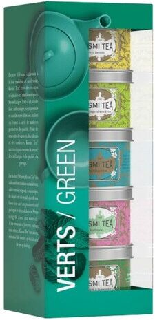 Kusmi Tea Tés surtidos Green Tea Kusmi 5 variedades.