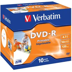 Verbatim 43521 DVD-Rohling 4,7 GB DVD-R 10 Stück(e)