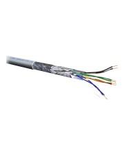 ROTRONIC-SECOMP Roline Netzwerkkabel RJ-45 M bis M 300 m SFTP CAT 5e verseilt Grau (21.15.0321)