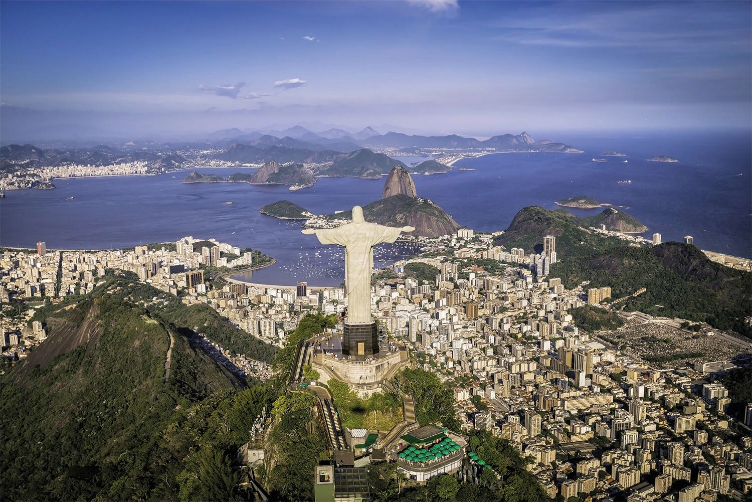 Fototapete PAPERMOON "Rio de Janeiro", bunt, B:2m L:1,49m, Vlies, Tapeten, Fototapete