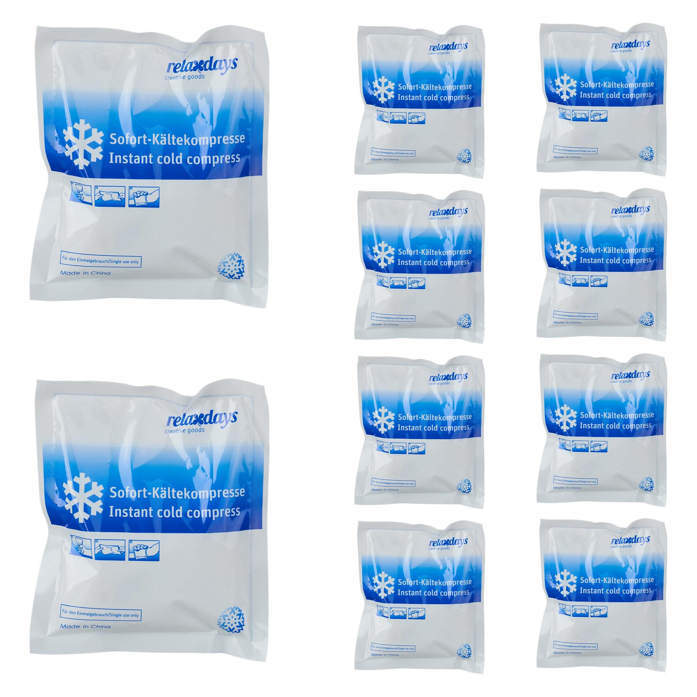Relaxdays Kühlpack-Set (1x, 100 g) (4052025869120)