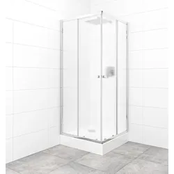 SAT Project Duschkabine Quadrat 80x80 cm SIKOBKMUQ80CRCH