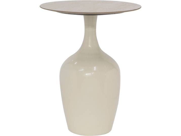 Beistelltisch MIRRORS AND MORE ALTAN , cremeweiß, B:40cm H:51cm, Tische, Beistelltisch