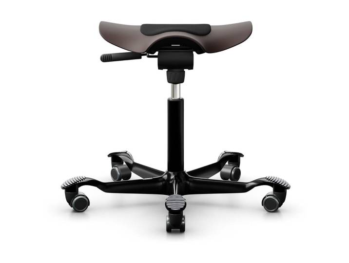 HAG Bürohocker Capisco Puls 8002 Braun Polyester/Aluminium Höhenverstellbar - Bürohocker
