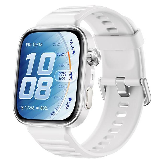 Huawei Fit 5 Pro (44.48 mm, Aluminium, Silber, Weiss, ohne SIM) (55020HRX)