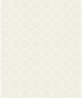 Seabrook Designs Round Geometric Non-Woven Unpasted Wallpaper
