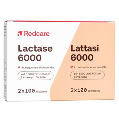 Lactase 6.000 Redcare Tabletten 2x100 St