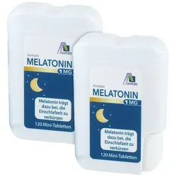 Doppelpack Melatonin 1mg Tabletten 2X120 St