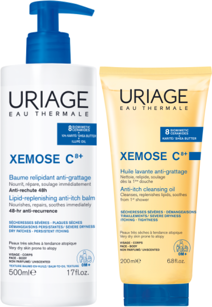 Uriage Xémose C8+ Bálsamo Relipidante Antiprurido + Óleo Lavante Antiprurido Pack