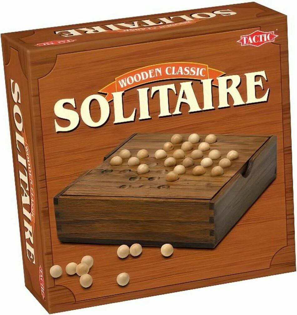 TACTIC Wooden Solitaire