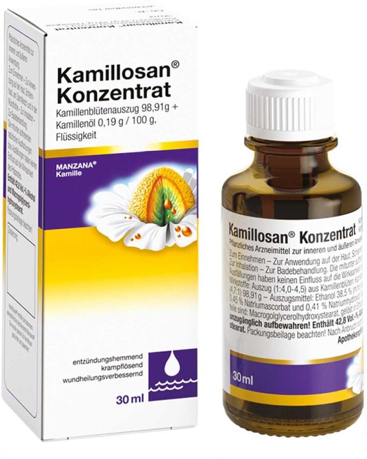 Kamillosan Konzentrat: Erkältungsmittel Mundspülung, Inhalation