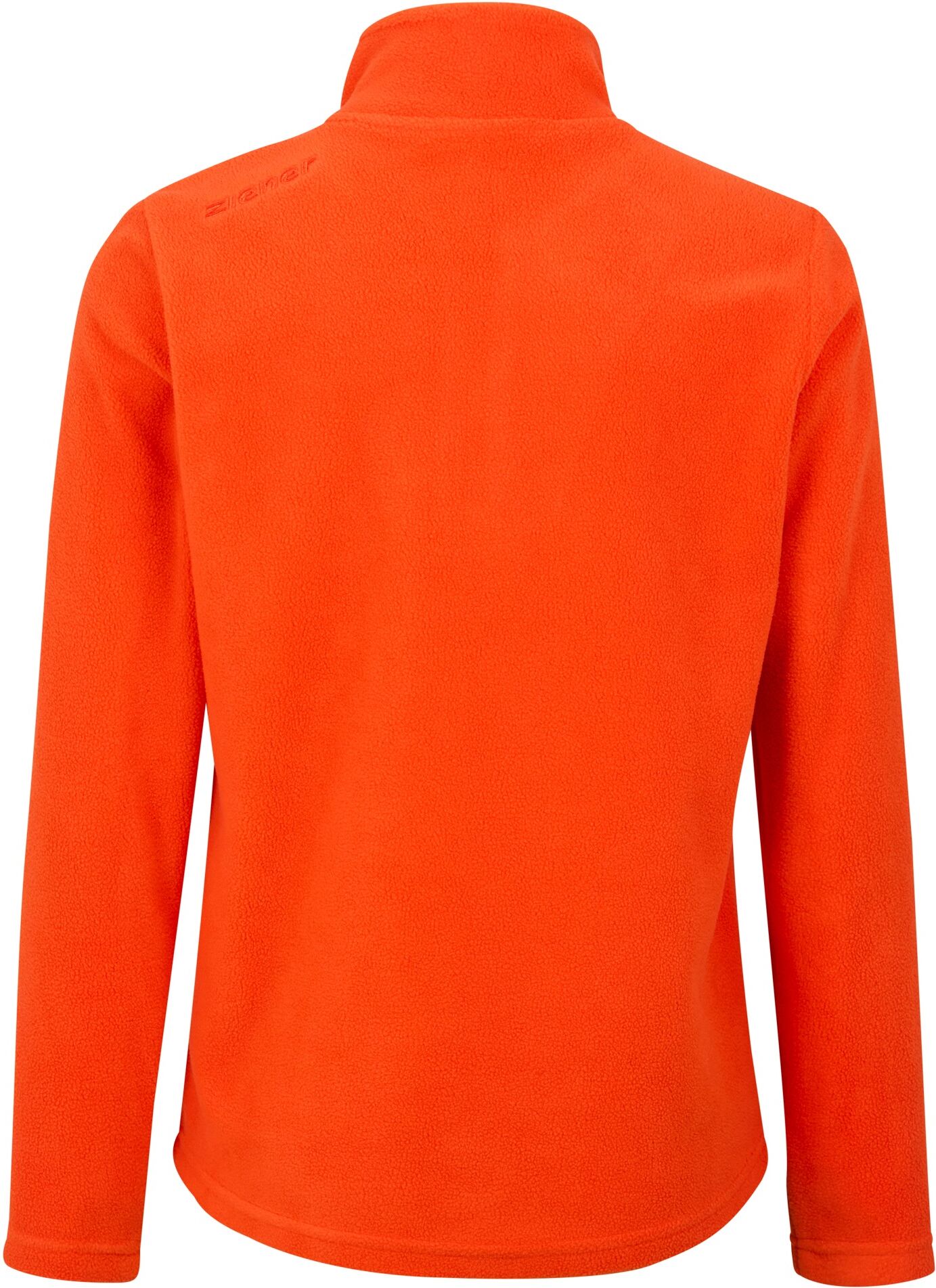 Sweatshirt ZIENER "JONKI-Z midlayer junior", Jungen, Gr. 164, orange (orangerot), Obermaterial: 100% Polyester, Sweatshirts Sweatshirt orangerot 164