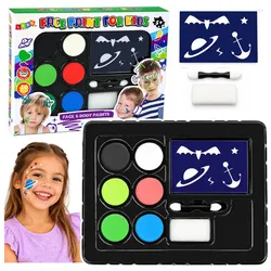 DIY-Kinderschminkset mit Gesichtsbemalungsschablonen