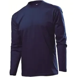 Stedman Classic Long Sleeve Men Marine Baumwolle X-Large Herren