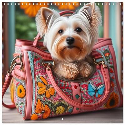 Handbag dogs - always with you (Wall Calendar 2027 12 × 12 Inch) CALVENDO 12 Month Wall Calendar