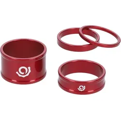 INDUSTRY NINE Spacer Set Aluminium | 1 1/8" | rot