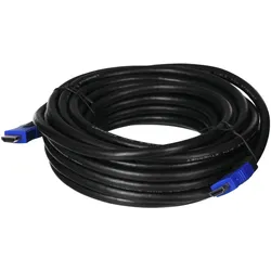 Lanberg CA-HDMI-20CU-0100-BK HDMI-Kabel 10 m HDMI Typ A (Standard) Schwarz (10 m), Videokabel, Schwarz