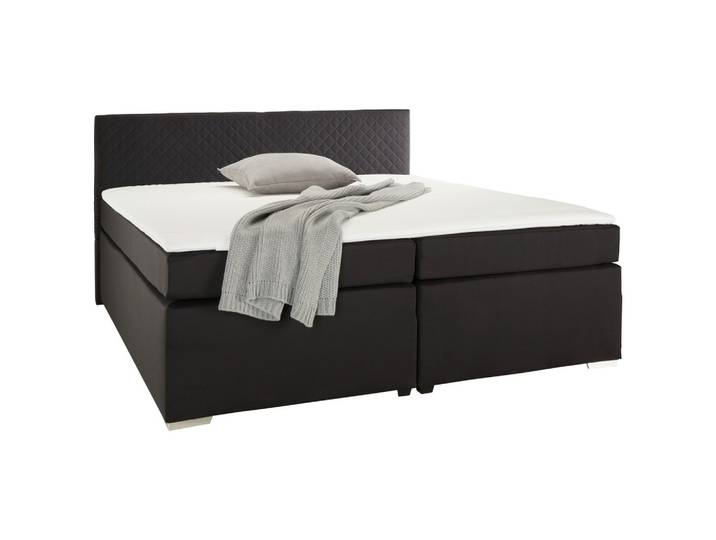 Boxspringbett Mali New Schwarz ca. 160x200cm