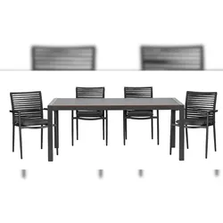 acamp Tischgruppe 4x 56441 Jersey + Tisch 56702 Extensio fix