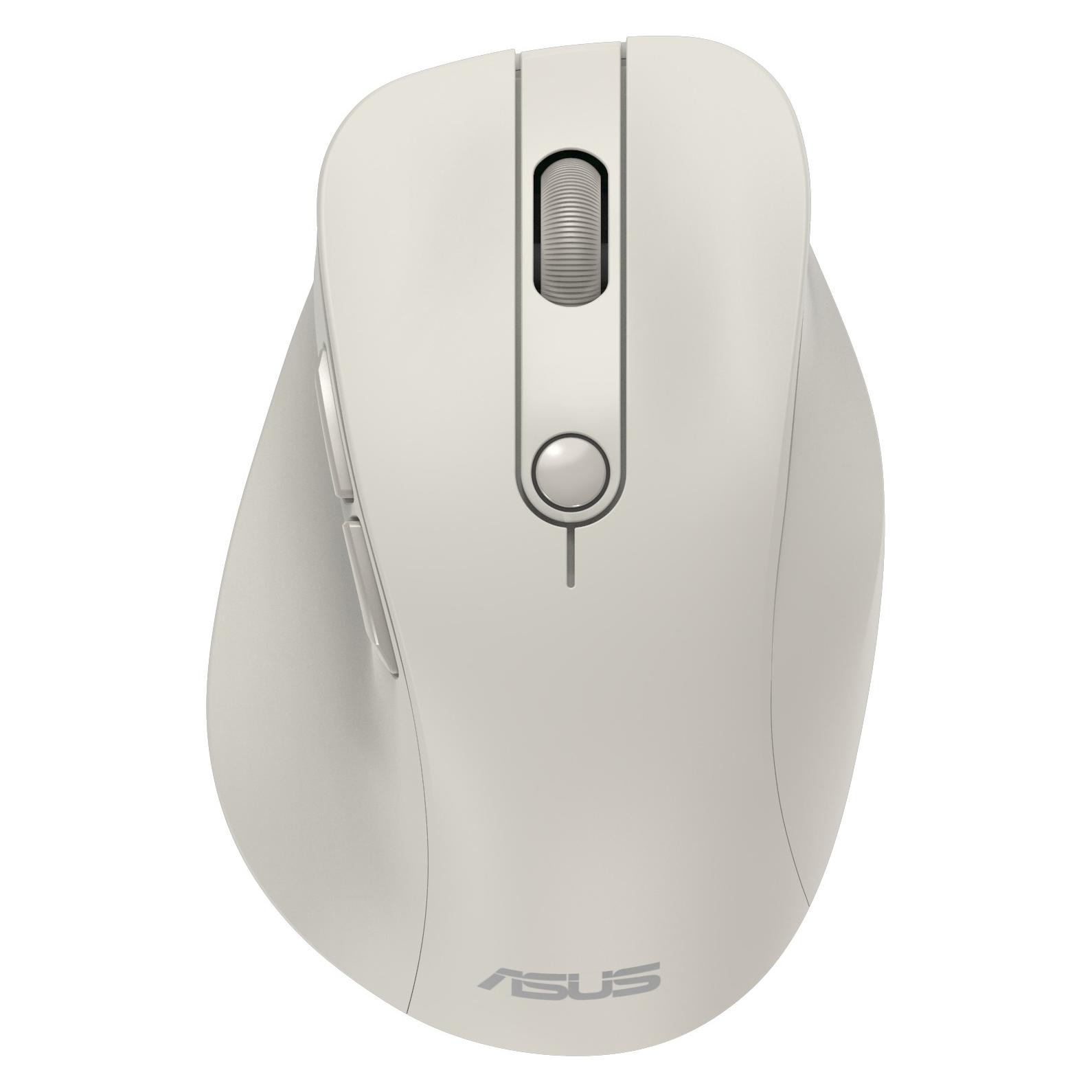 ASUS MD105 Maus wireless 2400dpi Milky White (Kabellos) (90XB0AH0-BMU000)