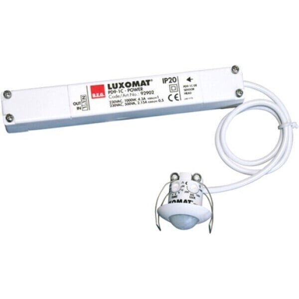 BEG Luxomat Inbouw Bewegingsmelder 92902 PD9-1C-DE, 360 graden, wit