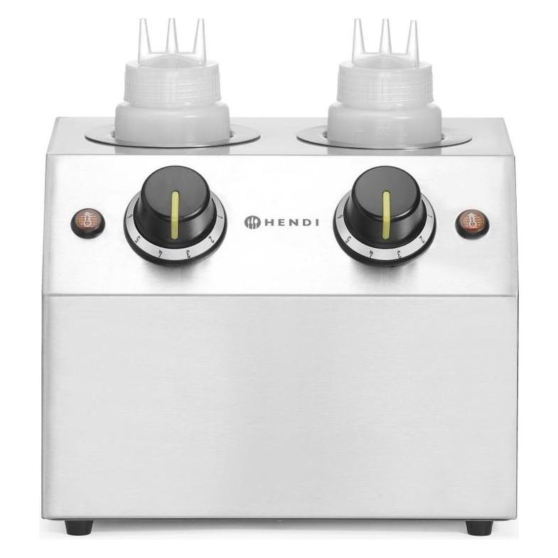 Hendi Saucenwärmer doppelt,, 1,3L, 220-240V/400W, 270x223x(H)282mm (201725)