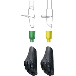 LEKI Nordic Walkingstöcke Gummipuffer Power, Größe ONE SIZE in Schwarz Schwarz