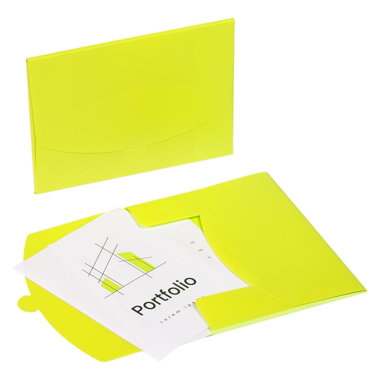 Pagna Dokumententaschen Wallet DIN A4 grün glatt 0,43 mm (A4, 1x) (21007-17)