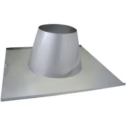 Bertrams Dw Dacheindichtungsflansch 22DE15VA150VA-O 0-15Grad, ohne Regenkragen, Ø 150 mm